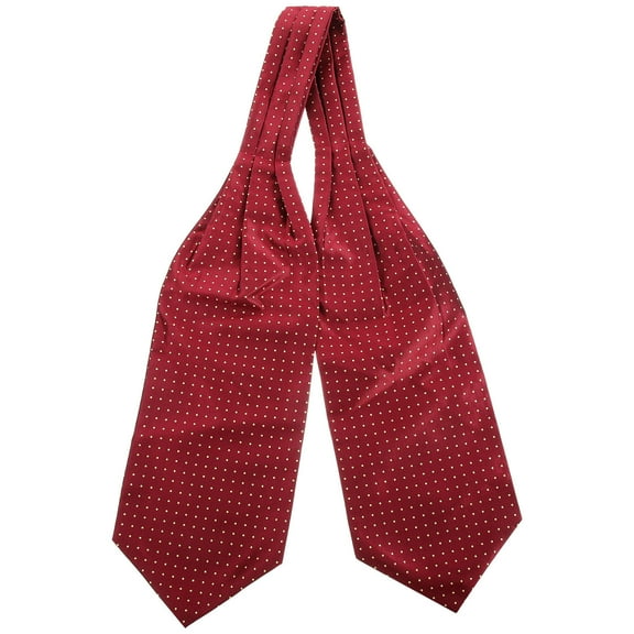 Niceauty Dark Red Fashion Neck Tie Soft Polyester Scarf for Formal and Casual Use