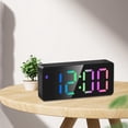 thumbnail image 1 of Despertador digital Dimmer LED Reloj espejado para adolescentes Negro Colco Despertador digital, 1 of 8