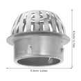 thumbnail image 3 of Round Stainless Steel Floor Drain Covers and Outdoor Gutter Guard Filter for Yard Balcony 1 Set, 3 of 7
