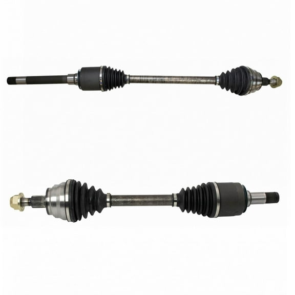TRQ Front New Complete CV Axle Shaft Assembly LH RH Pair 2pc for W164 X164 ML GL CSA80004