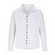 thumbnail image 4 of pstuiky camisa de manga larga para hombre, Camisa de manga larga con cuello vuelto y botones sólidos para hombre Tops de hombre xl, 4 of 6