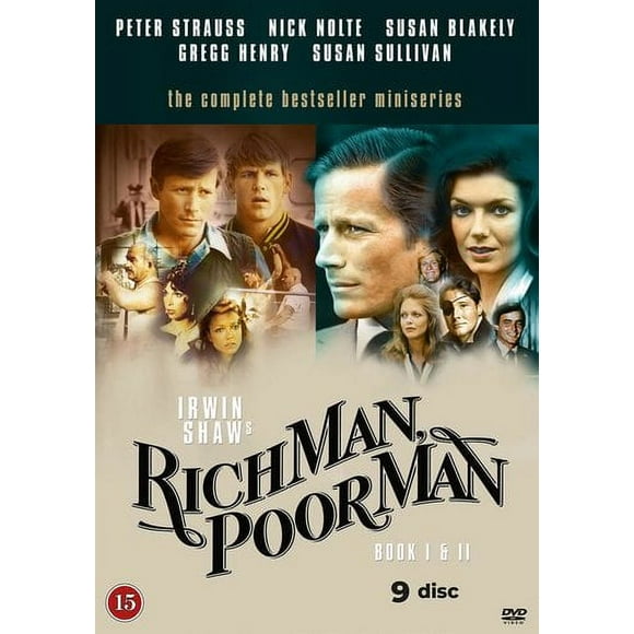 Rich Man, Poor Man (Book I & II) - 9-DVD Boxset ( Rich Man, Poor Man (Book One - Chapters 1-12) ) [ NON-USA FORMAT, PAL, Reg.0 Import - Denmark ]