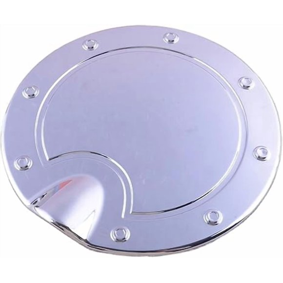 Fuel Tank Gas Door Cap Cover Chrome Style Compatible For . Ram 1500 2500 3500 2009 2010 2011 2012 2013 2014 2015 2016 2017 2018 ABS