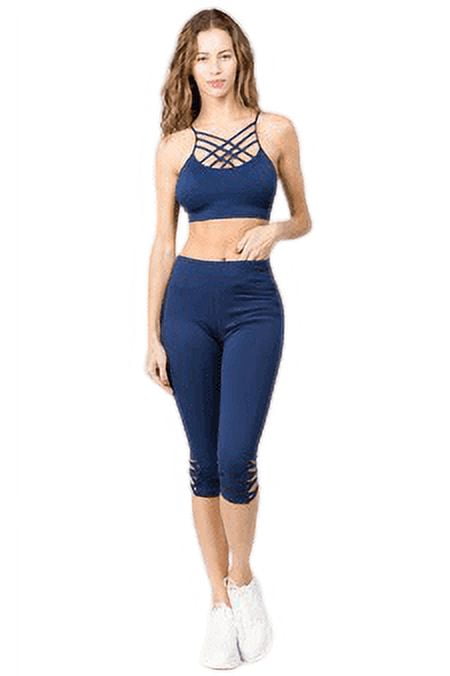 Lattice Capri Cutout Leggings - Plus – Excuse My Sweat