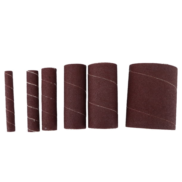 Mangas de LiJado, Círculo de Papel de Laja 80 mm 55 mm 38 mm 25 mm 20 mm 12 mm Woodworking 6pcs Óxido que Elimina Tomo LARGO PARA MOLER PULIR