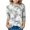 Gray, variant on Lopecy-Sta Girls 3/4 Sleeve Shirts Kids Floral Print Soft Tunic Short Sleeve Tops Ages 3-11 Years 3 Years