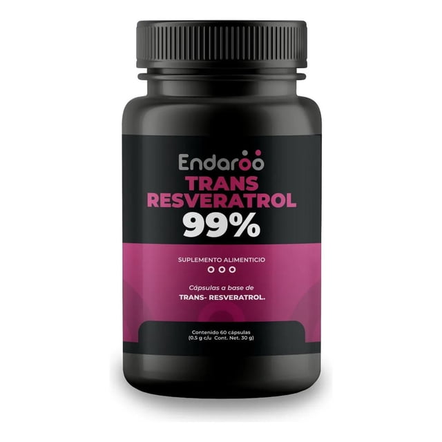 Trans- Resveratrol 99% 60 Cápsulas Antioxidante Premium
