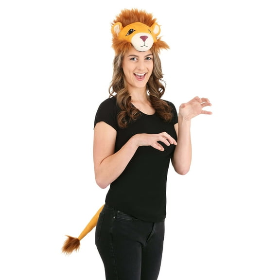Lion Plush Headband & Tail Kit