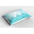 thumbnail image 2 of Ambesonne Blue Pillow Sham 2 Pack, European Victorian Design, 26"x20", Blue, 2 of 3