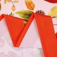 thumbnail image 5 of Fall Tablecloth, Pumpkin Maple Leaf Thanksgiving Table Cloth, Acorns Berries Pine Cones Tablecloths, Orange Waterproof Table Cover for Autumn Harvest Party Picnic Dinner, 60 in x 84 in, Rectangle, 5 of 5