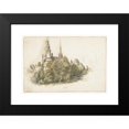 thumbnail image 2 of Gillis Neyts 18x13 Black Modern Framed Museum Art Print Titled - View of the Chateau D’Ironius in Antoine (1633 - 1687), 2 of 5