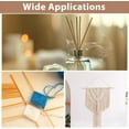 thumbnail image 6 of C 100Pcs Wood Craft Rods 1/4 x 12 Inch Dowel Rods Solid Wood Rod Round Hardwood Sticks Bamboo Stick Unfinished Wooden Dowels for Crafts DIY Knitting Tapestry Home and Garden Decoration, 6 of 7