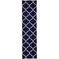 thumbnail image 1 of Unique Loom 3116772 2 Pi 7 Po x 10 Pi Tapis de Course Treillis Austin&44; Bleu Marine, 1 of 3