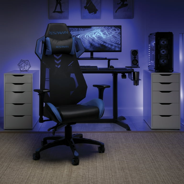OFM RESPAWN 200 Racing Style Gaming Chair Blue RSP 200 BLU