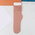 thumbnail image 3 of Yigetop Cotton Socks for Women 24 Color Ice Ice Socks Women's Summer Thin Socks Women's Socks Cool Feeling All The Fashion Mid Tube Stockings Velvet Breathable Pile Socks 1PC Thin Socks Pink One Size, 3 of 3