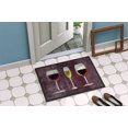 thumbnail image 4 of Carolines Treasures SB3073MAT Trois Verres de Vin Tapis Intérieur Ou Extérieur Violet, 4 of 4