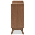 thumbnail image 5 of Baxton Studio Brighton 6 Drawer Double Dresser in White and Walnut, 5 of 7