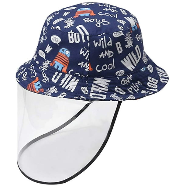 Baby hat with plastic cheap shield