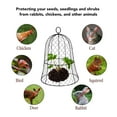 thumbnail image 4 of Cubierta Protectora De Plantas, Gancho De Campana De Alambre De Pollo De Jardín De Hierro Estable, 10 Paquetes Para Jardín, 4 of 7