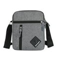thumbnail image 2 of Men Messenger Bag Adjustable Strap Large Capacity Sling Pack Multi Pockets Waterproof Crossbody Shoulder Bag Satchel Purse for Outdoor,Grey, 2 of 7