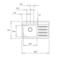 thumbnail image 3 of Tarja Sencilla Teka GALAXY 800 T-XN 1B 1D R BW, 3 of 4