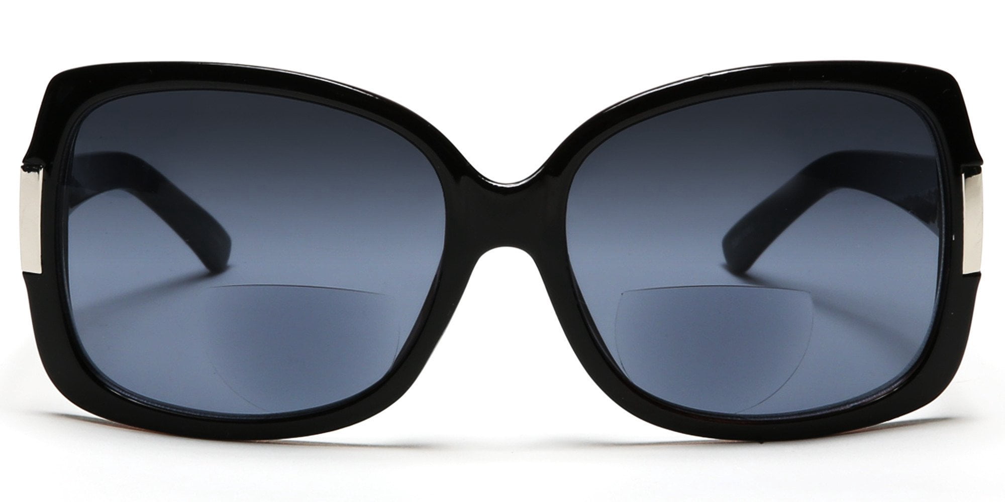 Women's BiFocal Sun Readers Sunglasses Jackie O Black - 2.5 / Black