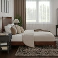 thumbnail image 4 of AFI Becket King Solid Wood Low Profile Platform Bed, Walnut, 4 of 13