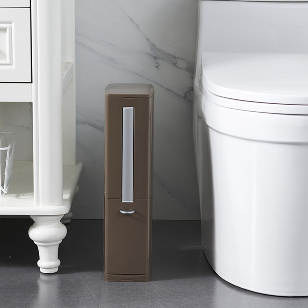Hesroicy Compact Bathroom Waste Management System Toilet Brush, Trash ...