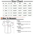 thumbnail image 2 of asdoklhq Clearance, 2025 Summer Fall Mens Tops Clearance under $5 Men's Casual Short Sleeve Button Hawaiian Vacation Style Shirt Blouse T-Shirt,Red XL, 2 of 3