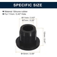 thumbnail image 3 of fuzhong-10 Pcs Black Plug Holes, Waterproof Rubber Button Plug for 11mm / 0.43" Hole, 3 of 4