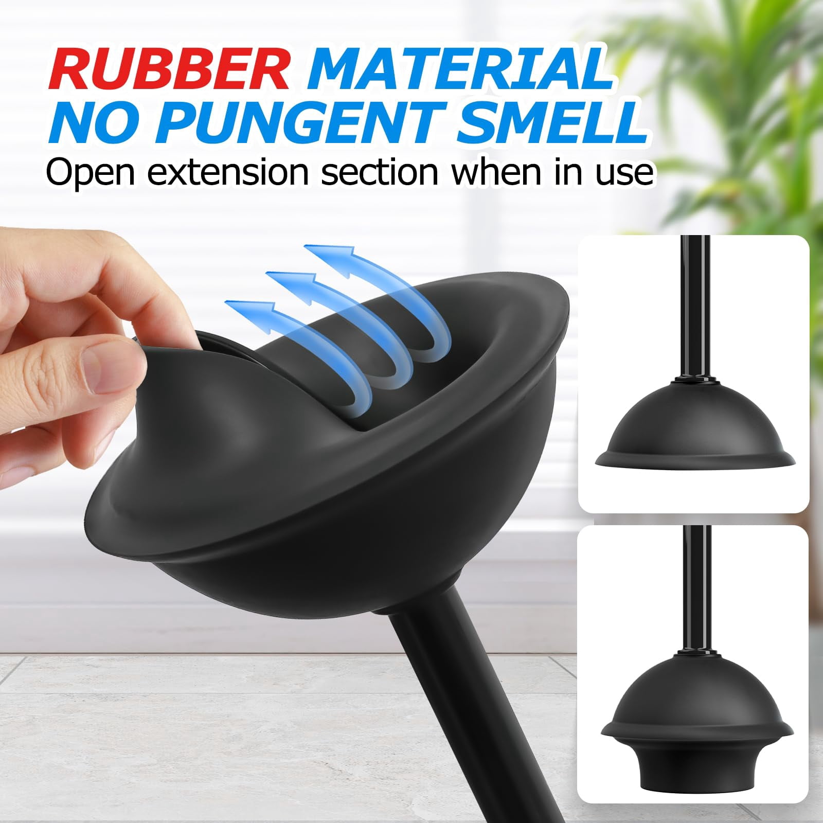 2-in-1 toilet plunger and brush set, extended handle plunger, toilet brush and plunger set, bathroom cleaning tools, toilet brush and plunger combination, cleaning brush, bathroom cleaning supplies.