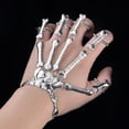 thumbnail image 1 of Metal Skeleton Bracelet Ghost Claw Ornaments Gothic Finger Rings Skeleton Bracelet Halloween Accessories, 1 of 9