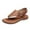 Brown, variant on OAVQHLG3B Women's Sandals on Summer Fashion Casual Hollow Split-toe Women's Herringbone Wedge Sandals