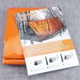 thumbnail image 4 of IFANLANDOR Tente d'Urgence Portable Abri Résistant à l'Eau Coupe-Vent Orange pour Usage Extérieur, 4 of 6
