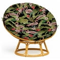 thumbnail image 1 of Replacement Papasan Cushion Cover 55 Inch - Waterproof, Tear-Resistant & Stylish - Fits Large Papasan Chair - Tropical Pattern, 1 of 7
