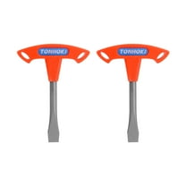 Uxcell 2pcs 10mm T Handle Flat Head Screwdriver for Slotted Screw Quick Release Plate Camera Tripod Monopod