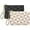 Black+White, variant on 2PCS Coin Purse Mini Zip Key Chain Pouch Change Wallet Coin Pocket for Women Credit Card ID Key Headset Lipstick Organizer(Coffee+White)