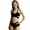 #0261-Black, variant on 8-13 Years Girls Solid Color Two Piece Swimsuit Set Stylish Modest Bathing Suit Comfortable Swimwear for Summer Beach and Pool Fun