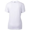 thumbnail image 3 of Women's Cutter & Buck  White San Antonio Missions Forge DryTec Heathered Stretch Blade Top, 3 of 3