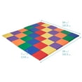 thumbnail image 2 of ECR4Kids SoftZone Patchwork Toddler Activity Mat, Colorful Tummy Time Foam Pad - Assorted, 2 of 6