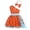 Orange, variant on mgoYE Infant Baby Toddler Girl Halloween Party Dress Up Age Outfit with Headband(Green,12-18 Months)