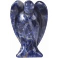 thumbnail image 1 of Statue de Guérisseur Ange de Paix en Sodalite Bleue Sculptée 2 Pouces, 1 of 5