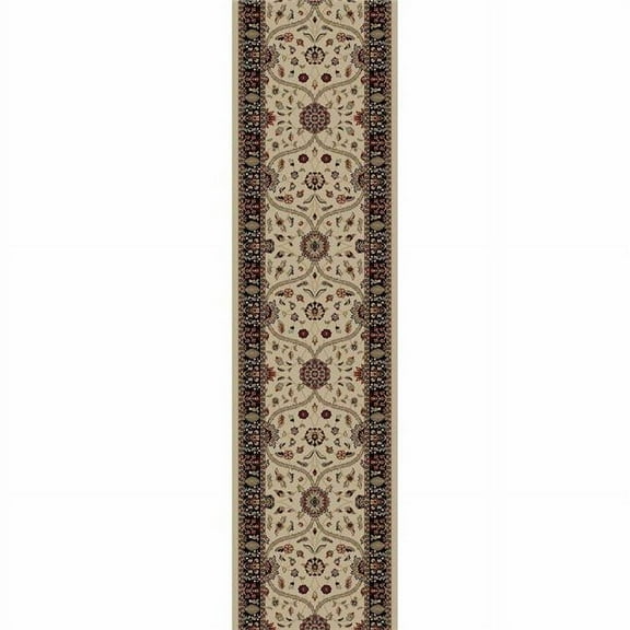 Concord Global 49023 2 ft. 7 in. x 4 ft. Jewel Voysey - Ivory