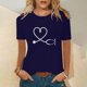 thumbnail image 2 of Moda para mujer Tops Funny Printe CasualFit Camisetas Blusa Estampado Camisa Fridja  bn2996, 2 of 5