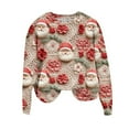 thumbnail image 5 of FAVIPT Womens Pullover Sweatshirts Christmas,Ugly Christmas Sweater Women Pretty Printed Crewneck Blouse Winter Holiday Sweatshirts Casual Long Sleeve Pullover, 5 of 5