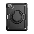 thumbnail image 2 of FJLBDE Case for iPad Air 5th Generation/iPad Air 4th Generation 10.9 inch with 360 Rotating Stand, Shoulder Strap, Heavy Duty Shockproof Cover, Black, 2 of 7