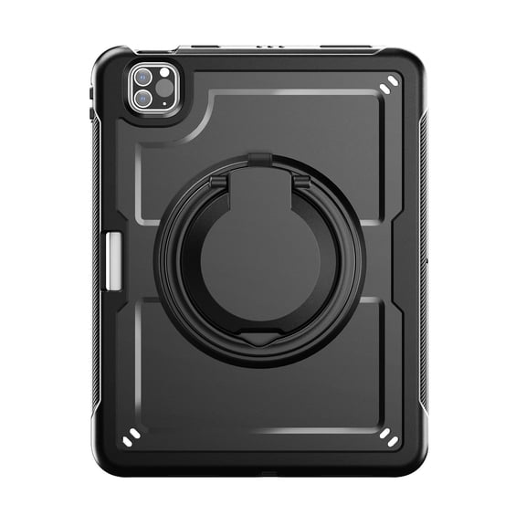 XYX Case for iPad Air 5th Generation/ iPad Air 4th Generation 10.9 inch with Rotating Stand, Shoulder Strap, 2in1 Shockproof Cover, Black