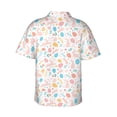 thumbnail image 3 of Daiia Happy Easter Hawaiian Shirt for Men Gentle Cotton Regular Short Sleeve Casual-X-Large, 3 of 9