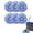 6 Packs, variant on For O-Cedar Spin Mop Refill, Compatible with Ocedar Spin Mop Head Refill Accessory, EasyWring Rinseclean Dual Tank Microfiber Mop Replacemet Refills,Pack of 6