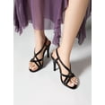 thumbnail image 5 of YOWMNS Women's Comfort Slingback Stiletto Heel Strappy Sandals, 5 of 5